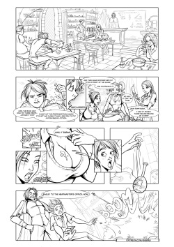 Innocent Witches (Uncolored) by Siserg